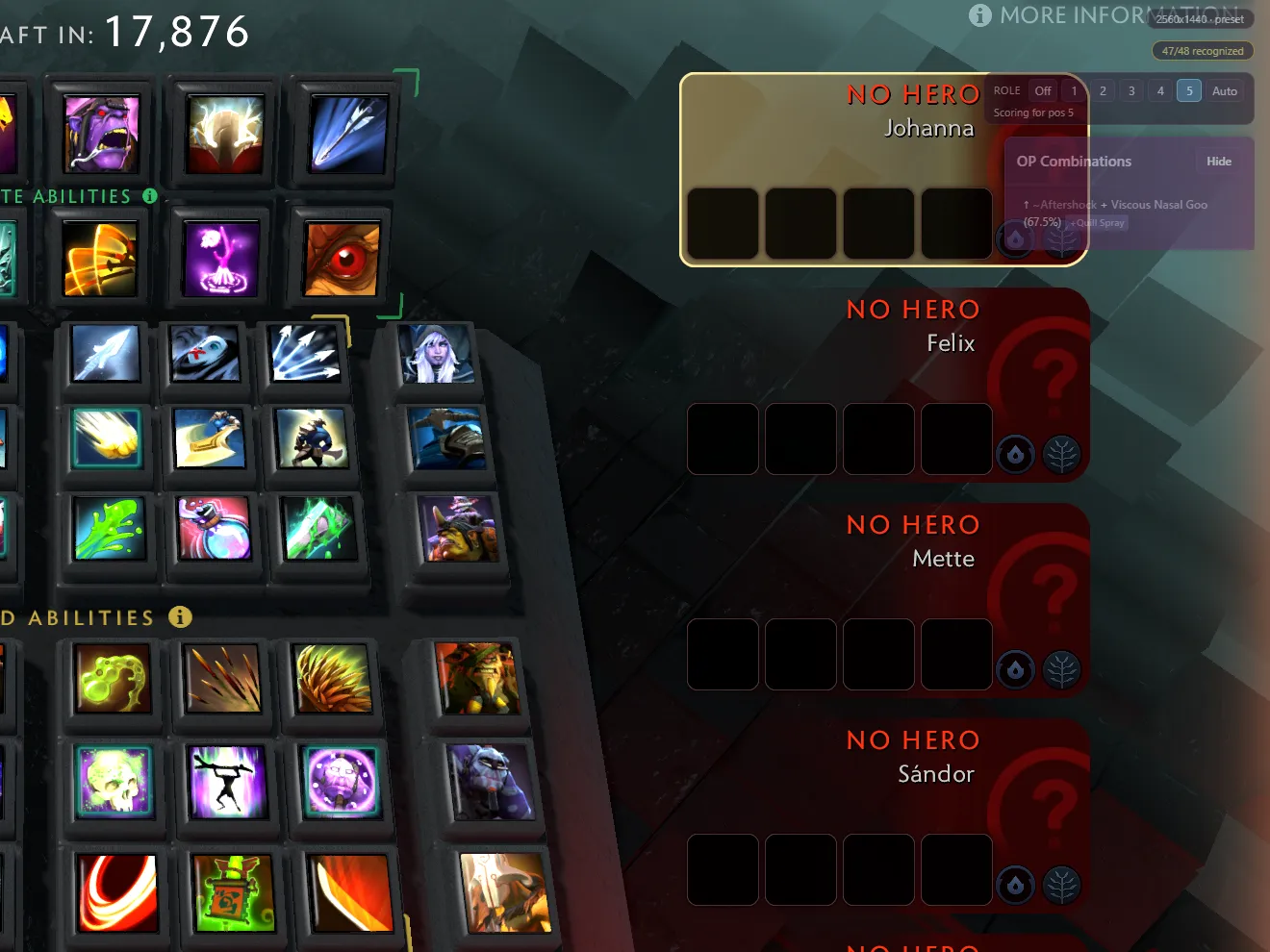 Role-aware suggestions
